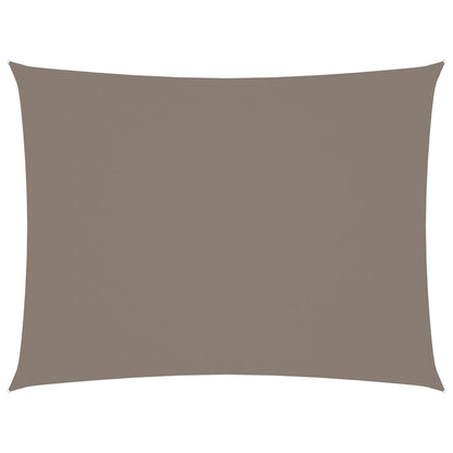 Zonnescherm Rechthoekig Oxford Stof Taupe 5 x 6 m