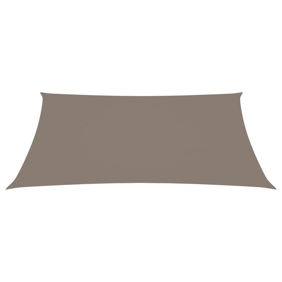 Zonnescherm Rechthoekig Oxford Stof Taupe 5 x 7 m