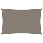 Zonnedoek rechthoekig 5x8 m taupe