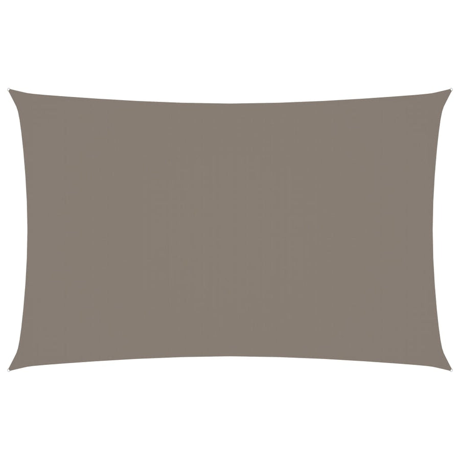 Zonnescherm Rechthoekig Oxford Stof Taupe 5 x 8 m