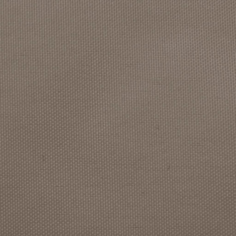 Zonnescherm Rechthoekig Oxford Stof Taupe 5 x 8 m