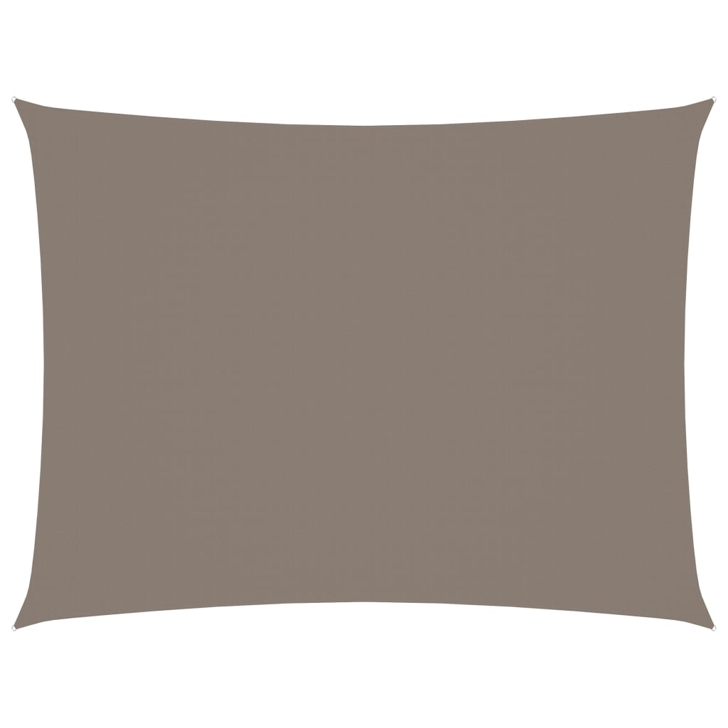 Zonnescherm Rechthoekig 6X7 M Oxford Stof Taupe Taupe 6 x 7 m