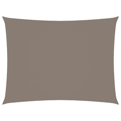 Zonnescherm Rechthoekig 6X7 M Oxford Stof Taupe Taupe 6 x 7 m