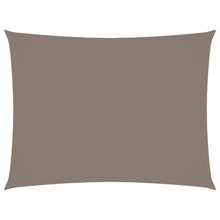 Zonnescherm Rechthoekig Oxford Stof Taupe 6 x 8 m