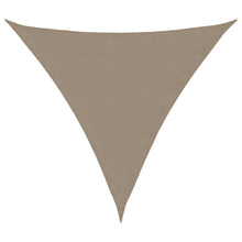Zonnescherm driehoekig 4x4x4 m oxford stof taupe
