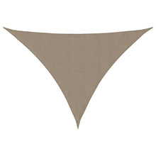 Zonnescherm Driehoekig Oxford Stof 5 x 7 x 7 m Taupe
