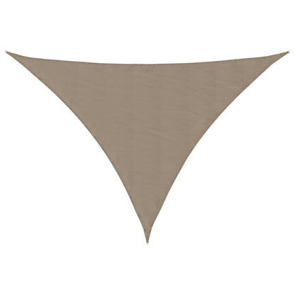 Zonnescherm Driehoekig Oxford Stof 5 x 7 x 7 m Taupe