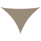 Triangular sun shade 5x5x6 m oxford fabric taupe