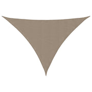 Triangular sun shade 5x5x6 m oxford fabric taupe