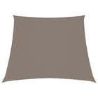 Zonnezeil Trapezium Oxford Stof 2/4 x 3 m Taupe