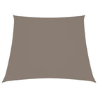 Zonnescherm Trapezium Oxford Stof 3/4 x 3 m Taupe