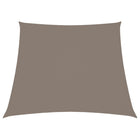 Zonnezeil Trapezium Oxford Stof 3/5 x 4 m Taupe