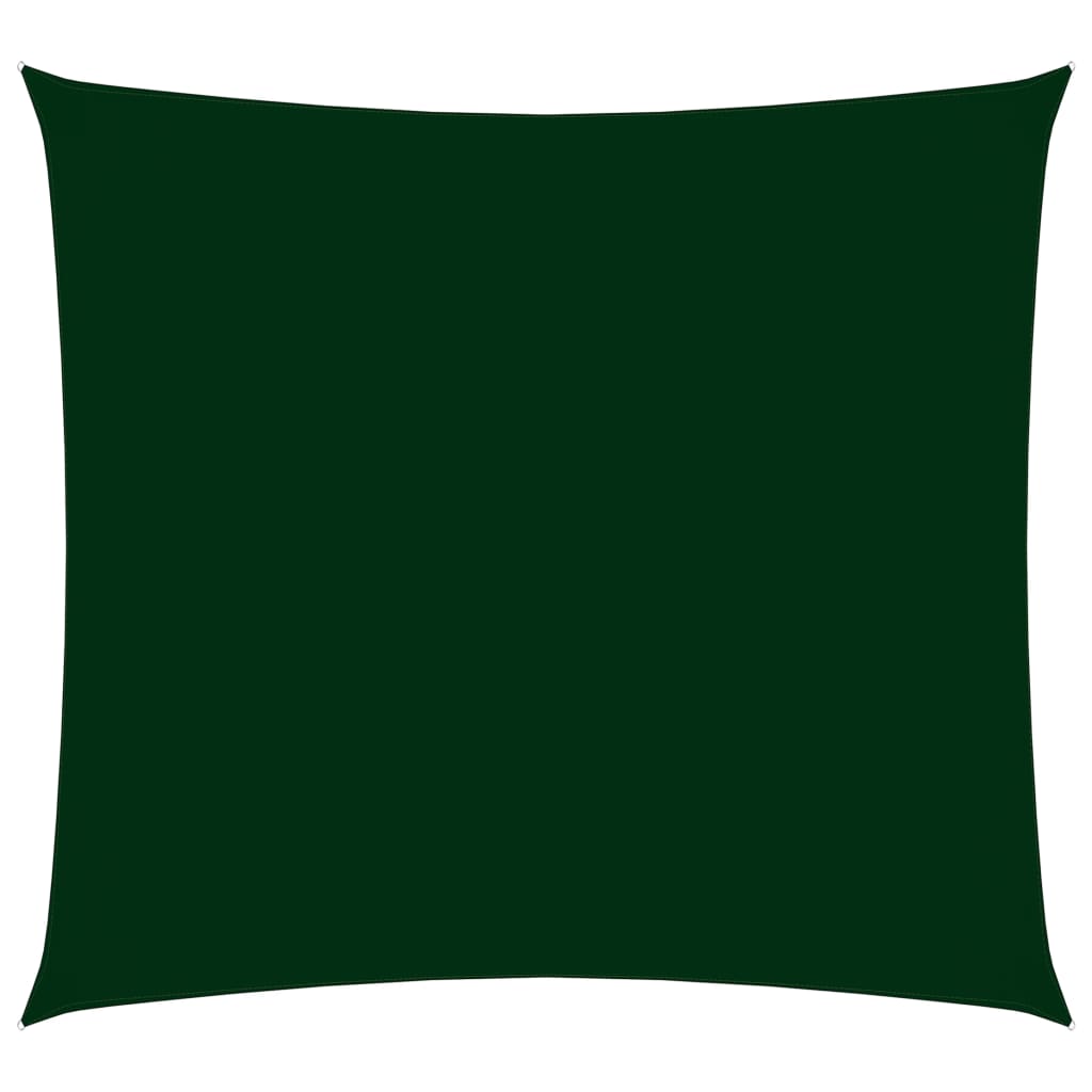 Zonnescherm vierkant 2,5x2,5 m oxford stof donkergroen 2.5 x 2.5 m Donkergroen
