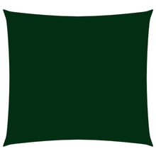 Zonnescherm vierkant 2,5x2,5 m oxford stof donkergroen 2.5 x 2.5 m Donkergroen