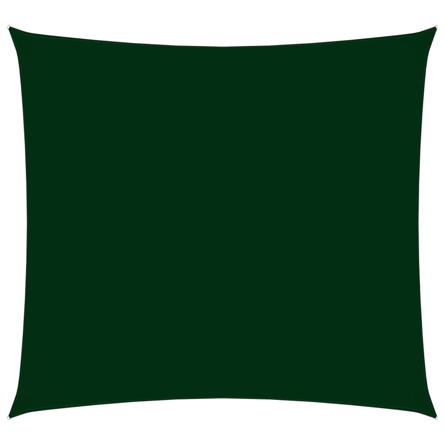 Zonnescherm vierkant 2,5x2,5 m oxford stof donkergroen 2.5 x 2.5 m Donkergroen