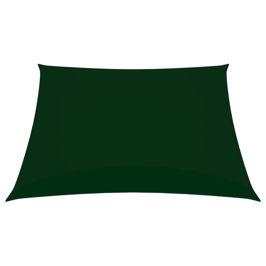 Zonnescherm vierkant 3,6x3,6 m oxford stof donkergroen 3.6 x 3.6 m Donkergroen