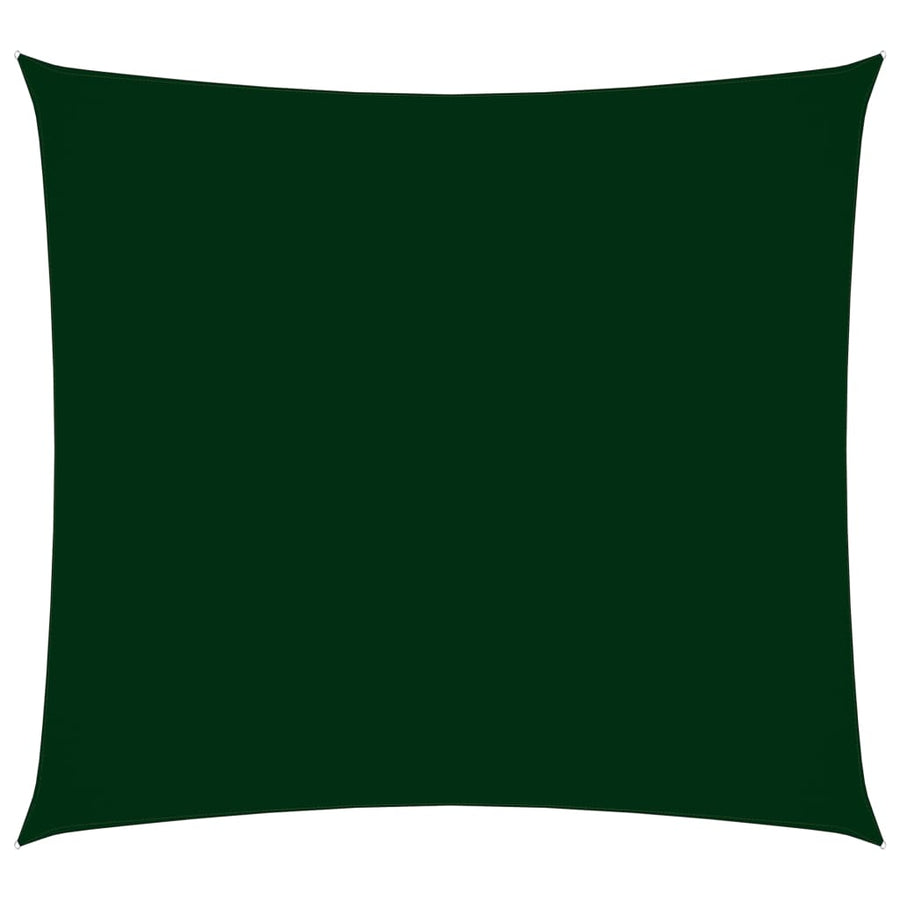 Zonnescherm vierkant 5x5 m oxford stof donkergroen 5 x 5 m Donkergroen