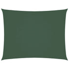 Rectangular shade sail 2x3 m oxford fabric dark green