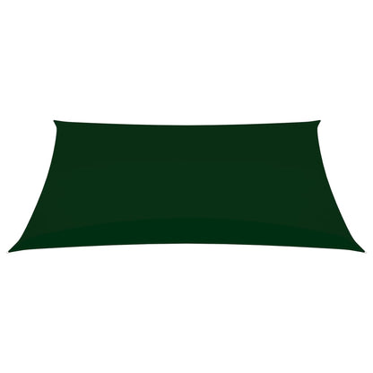 Zonnescherm rechthoekig 2x4,5 m oxford stof donkergroen 2 x 4.5 m