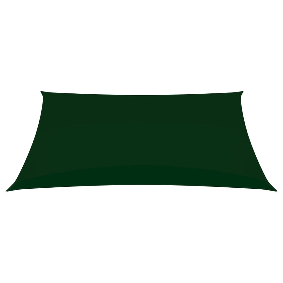 Zonnescherm rechthoekig 2x4,5 m oxford stof donkergroen 2 x 4.5 m