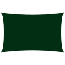Zonnescherm rechthoekig 2x5 m oxford stof donkergroen 2 x 5 m