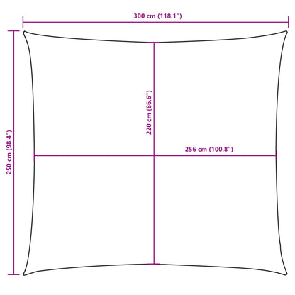 Zonnescherm Rechthoekig 2,5X3 M Oxford Stof Donkergroen Zwart