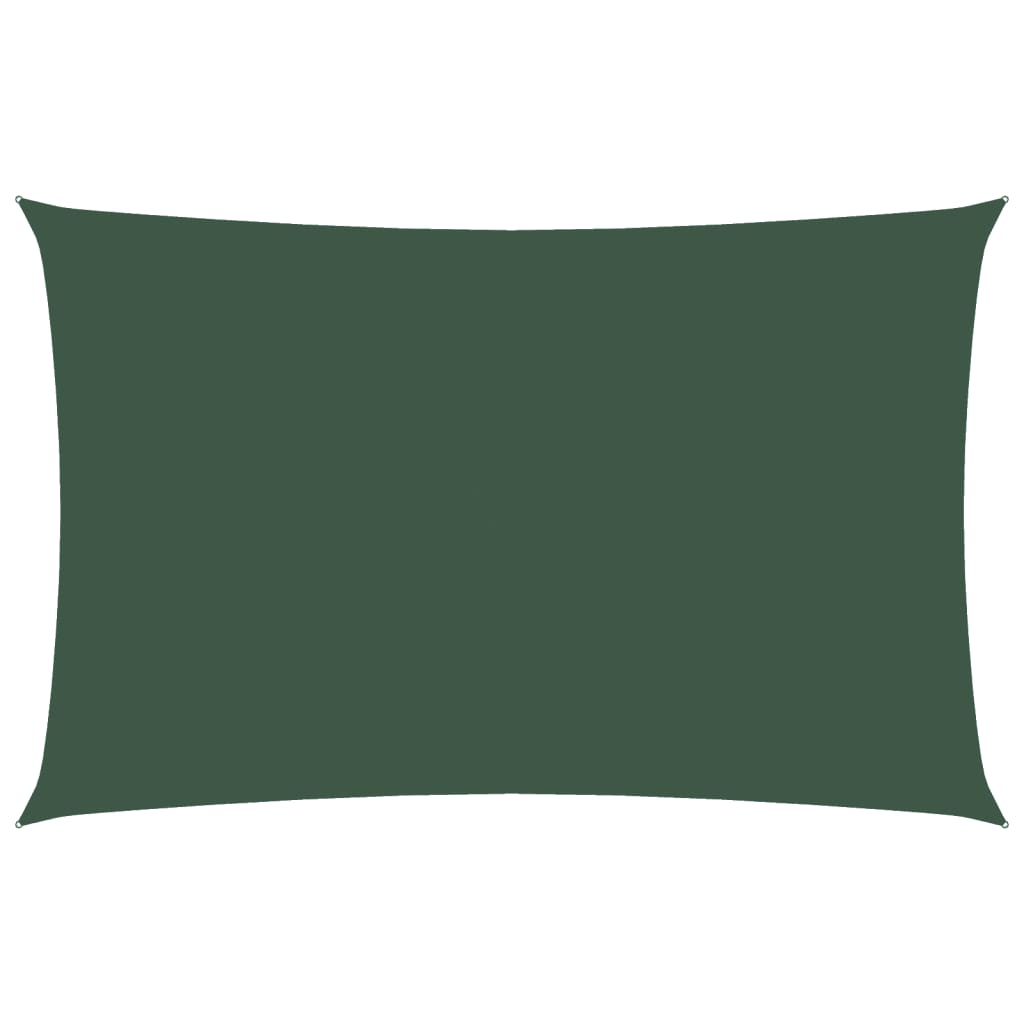 Zonnescherm Rechthoekig 2,5X5 M Oxford Stof Donkergroen 2.5 x 5 m