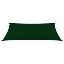Schaduwdoek rechthoekig 3x6 m oxford stof donkergroen