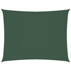Rectangular shade sail 5x7 m oxford fabric dark green