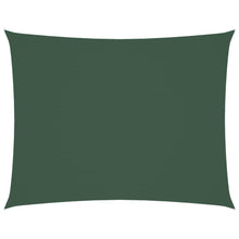 Schaduwdoek rechthoekig 5x7 m oxford stof donkergroen