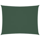 Schaduwdoek rechthoekig 6x8 m donkergroen
