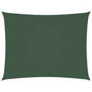 Schaduwdoek rechthoekig 6x8 m donkergroen