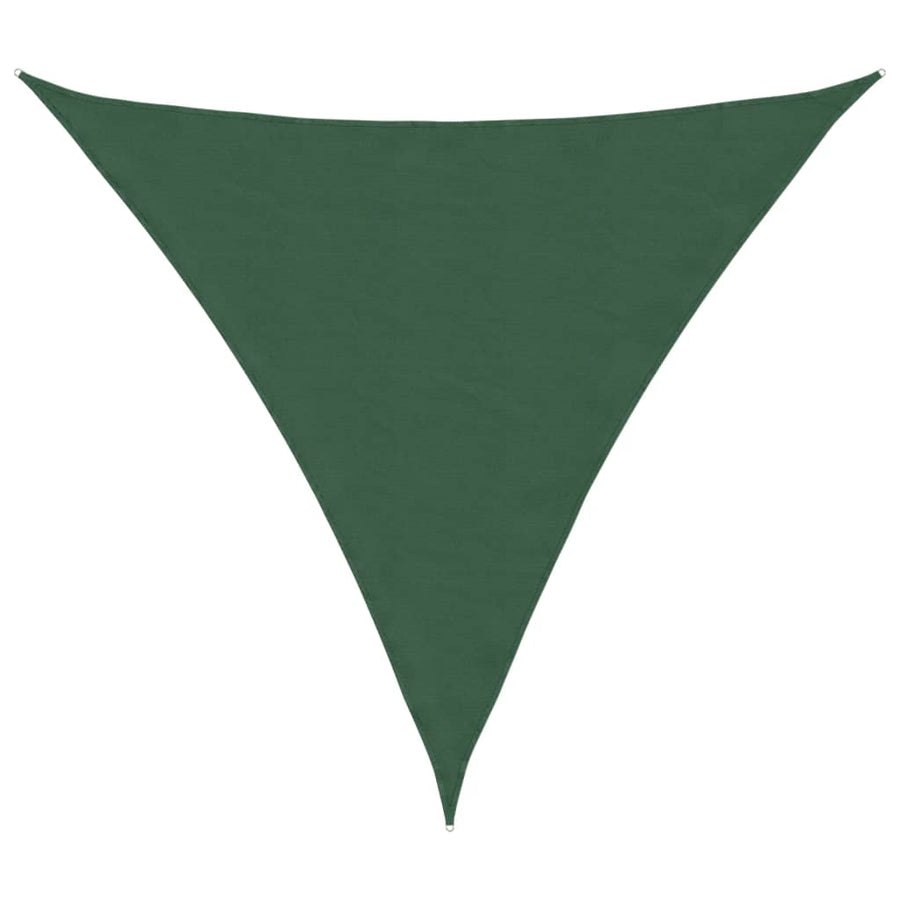 Zonnescherm Driehoekig 4,5X4,5X4,5 M Oxford Stof Donkergroen 4.5 x 4.5 x 4.5 m