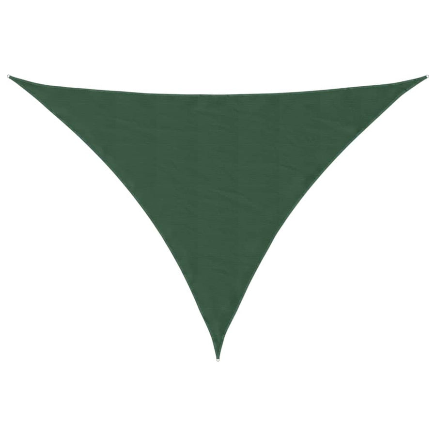 Zonnescherm Driehoekig 4X5X5 M Oxford Stof Donkergroen Donkergroen 4 x 5 x 5 m