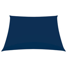 Schaduwdoek vierkant 4x4 m oxford stof blauw