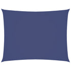 Rectangular Shade Sail 2X3.5 M Oxford Fabric Blue 2 x 3.5 m