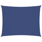Schaduwdoek rechthoekig 3x6 m blauw oxford stof