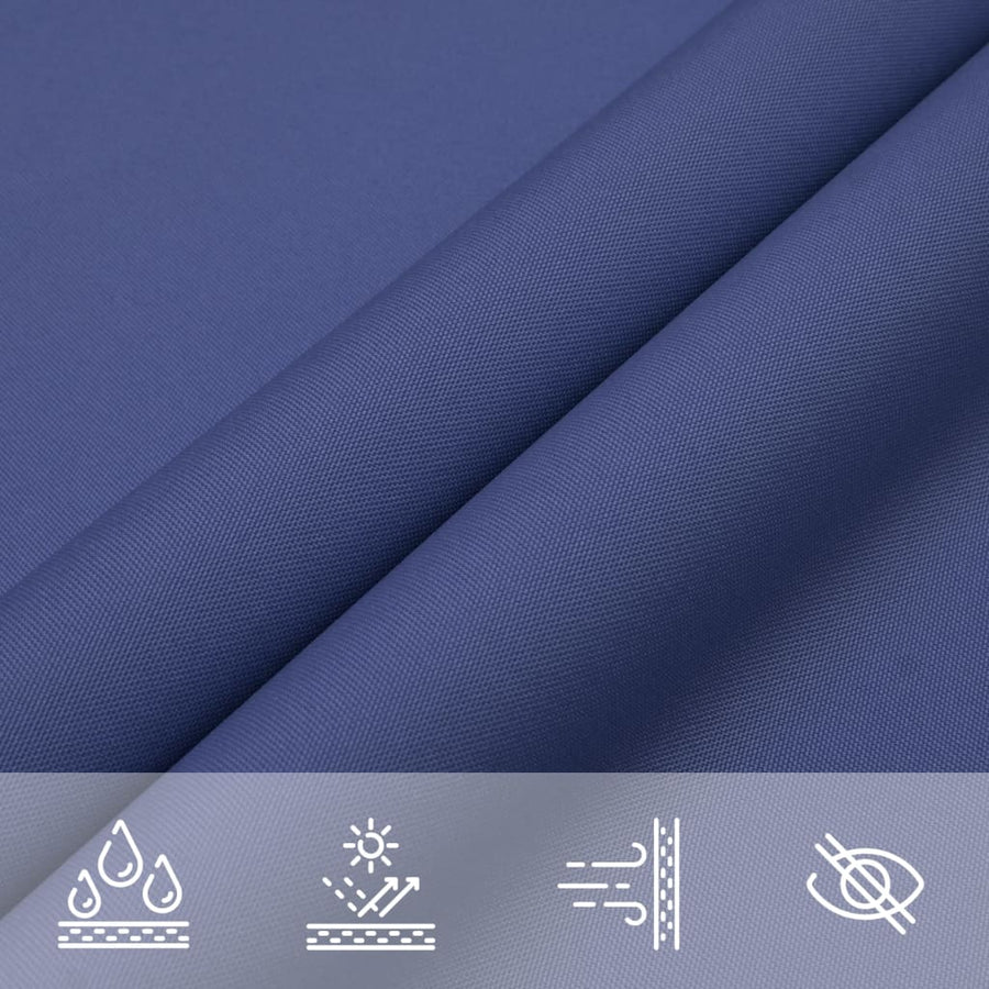 Zonnescherm Rechthoekig 3X6 M Oxford Stof Blauw