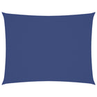 Rectangular shade sail 5x7 m oxford fabric blue