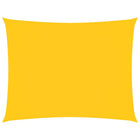Schaduwdoek rechthoekig 2,5x3,5 m geel