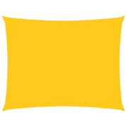 Schaduwdoek rechthoekig 2,5x3,5 m geel