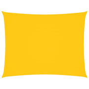 Schaduwdoek rechthoekig 6x8 m geel oxford stof