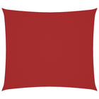 Schaduwdoek rechthoek 2x2,5 m rood oxford stof