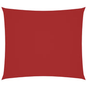 Schaduwdoek rechthoek 2x2,5 m rood oxford stof