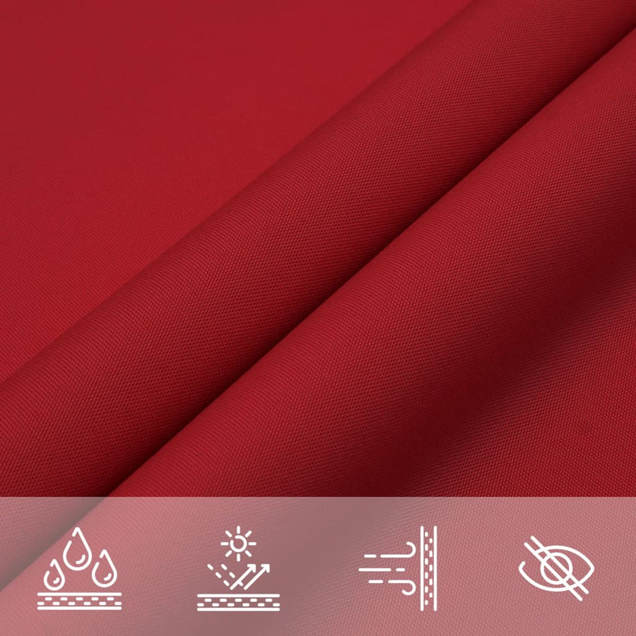 Zonnescherm Rechthoekig 2X2,5 M Oxford Stof Rood