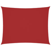 Schaduwdoek rechthoekig 2x3,5 m rood oxford stof