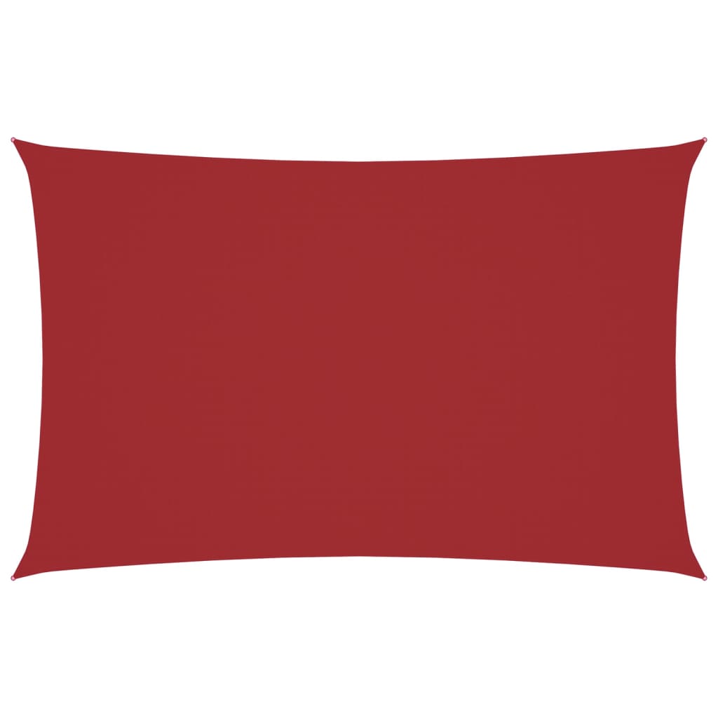 Zonnescherm Rechthoekig 2X4,5 M Oxford Stof Rood 2 x 4.5 m