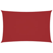 Zonnescherm rechthoek 2x4,5 m rood oxford stof