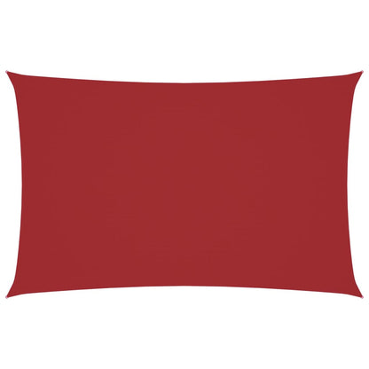 Zonnescherm Rechthoekig 2X4,5 M Oxford Stof Rood 2 x 4.5 m