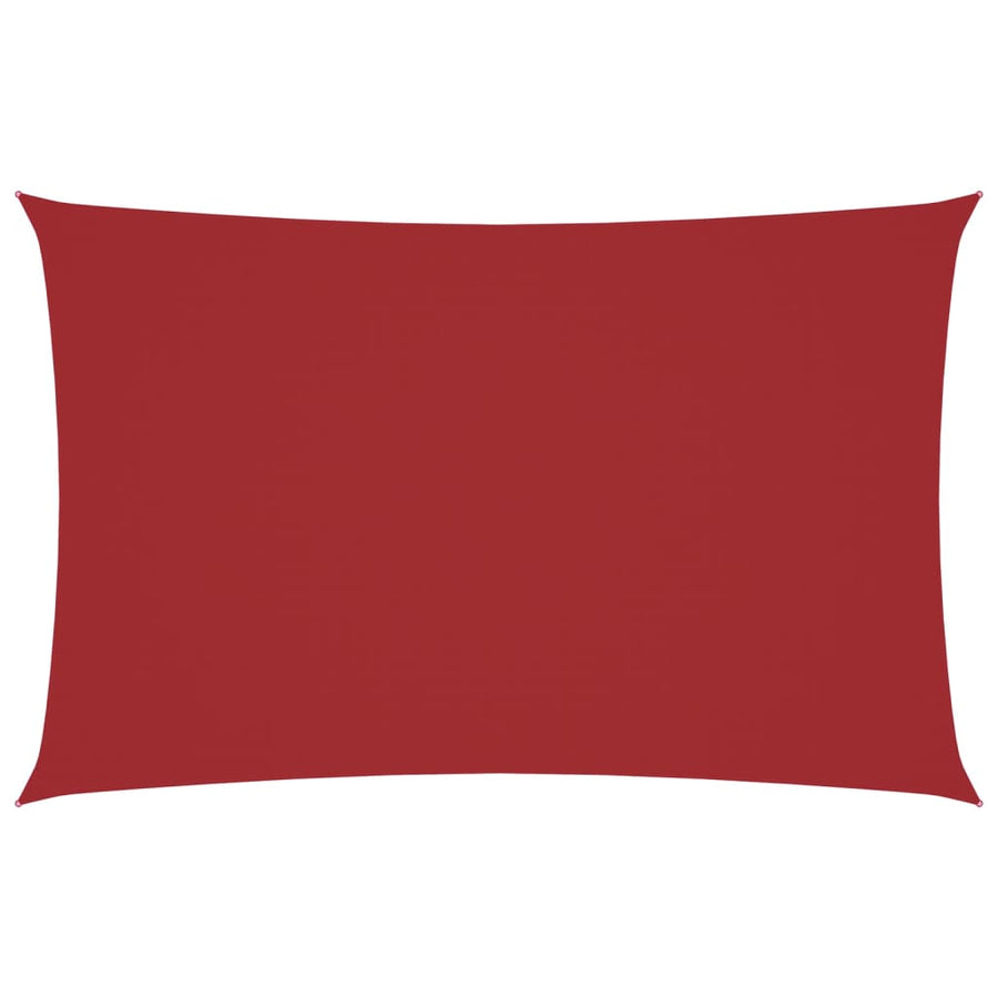 Zonnescherm Rechthoekig 2X4,5 M Oxford Stof Rood 2 x 4.5 m